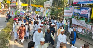 টাঙ্গাইলে গণভোটসহ ৫ দাবিতে মিছিল করেছে জামায়াত